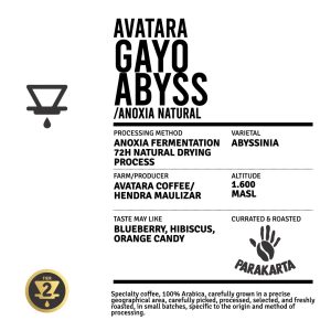 Alternative view of Avatara Gayo Abyss - Anoxia Natural - 150gr - For Filter