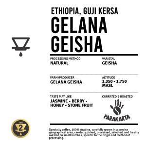 Alternative view of Ethiopia - Gelana Geisha - 150gr - For Filter