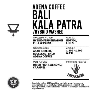 Alternative view of Adena Coffee Bali Kala Prata - Hybrid Washed - 150gr - For Filter