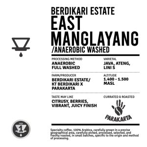 Alternative view of Berdikari Estate - East Manglayang - Anaerobic Washed - 150gr - For Filter