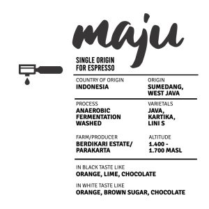 Alternative view of Maju - Special Arabica For Espresso - 250g